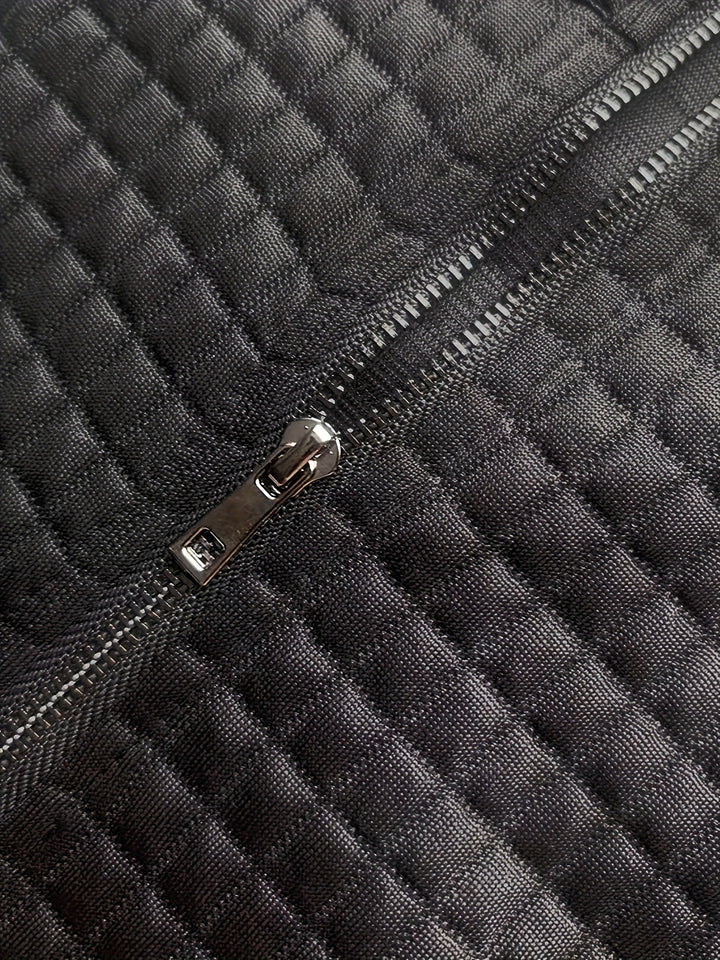 Corinna | Textured Half-Zip Pullover
