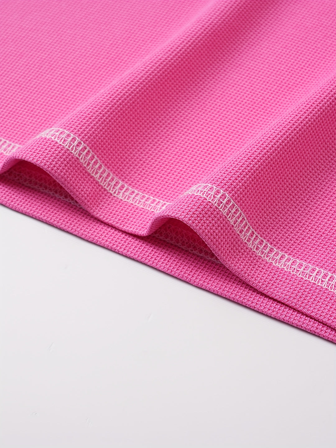 Maxwell | Textured Button-Neck Tee
