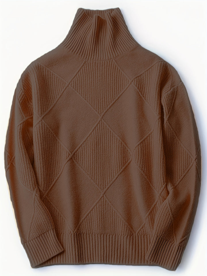 Maren | Textured Turtleneck Sweater