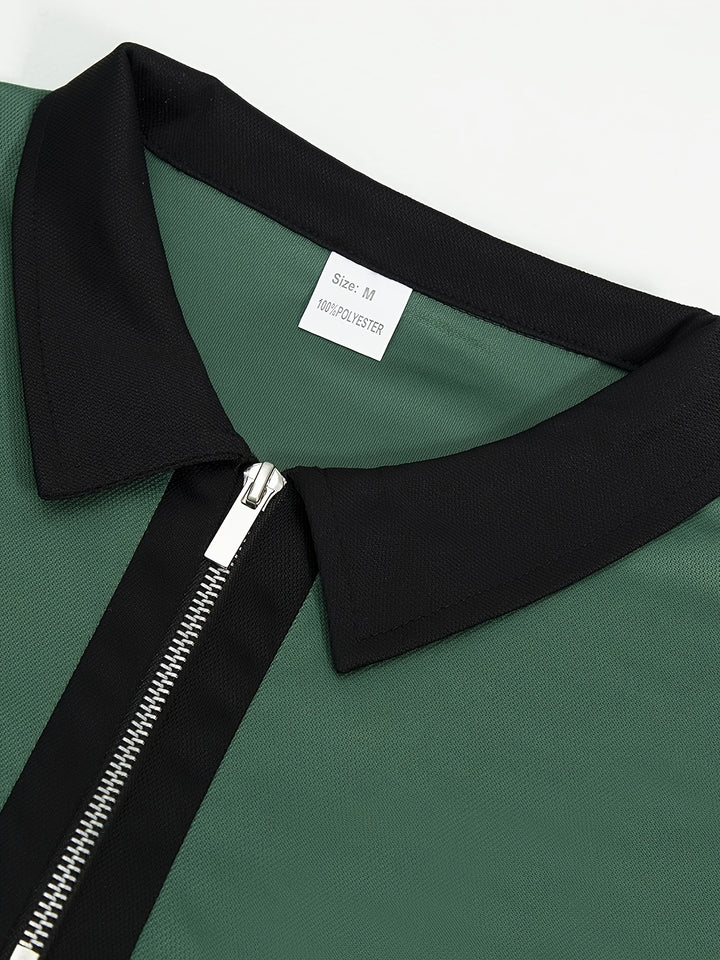 Fletcher | Refined Zip-Collar Polo Shirt