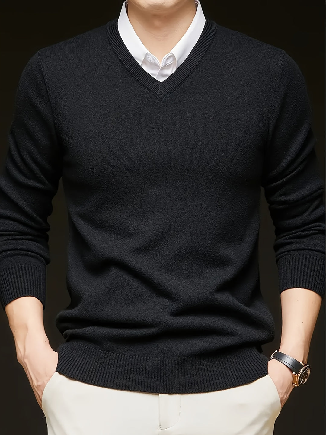 Alexander | Refined V-Neck Sweater