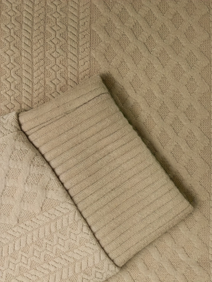 Rupert | Cable-Knit Stand Collar Sweater