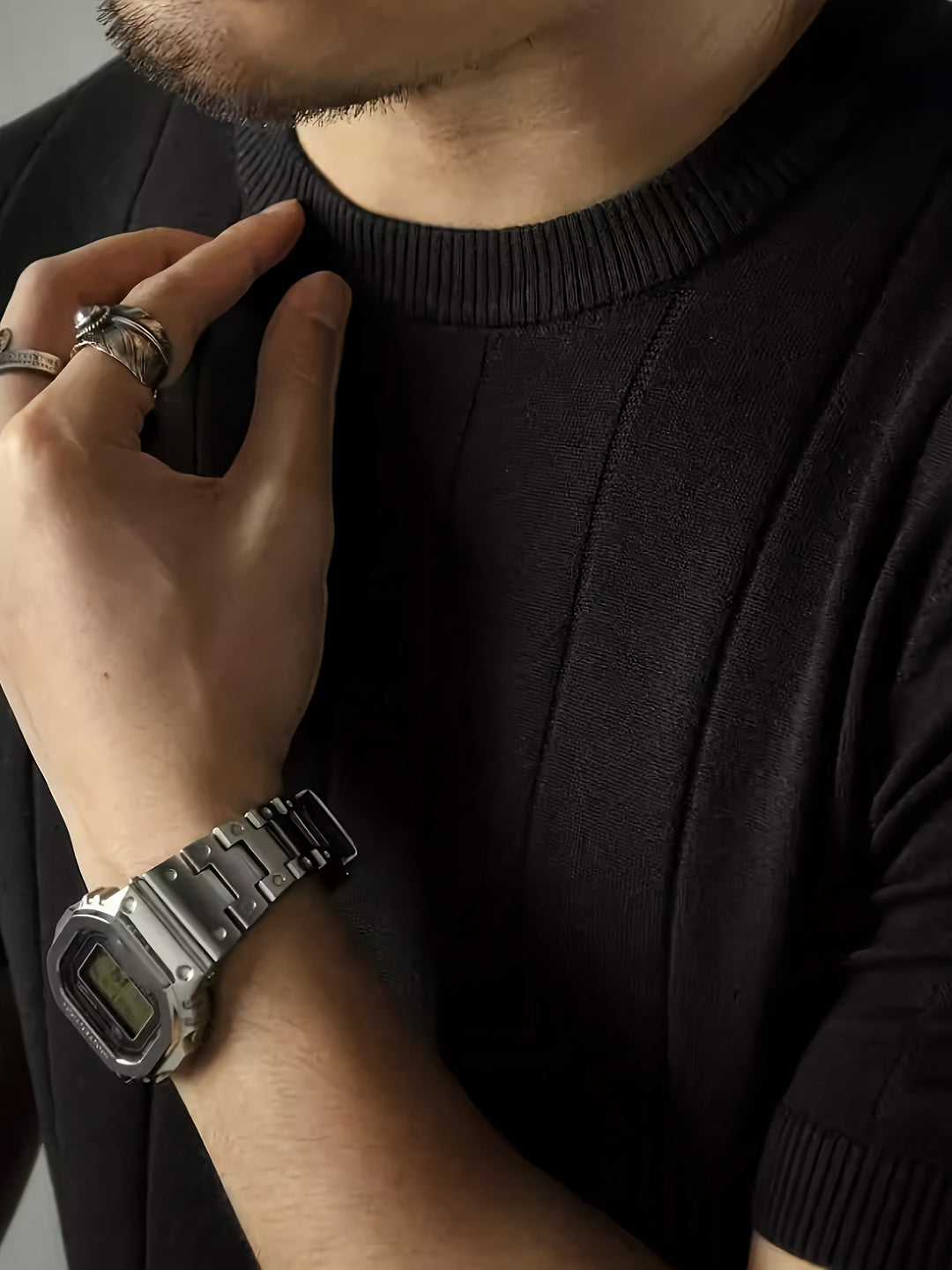 Landon | Ribbed Short-Sleeve Top
