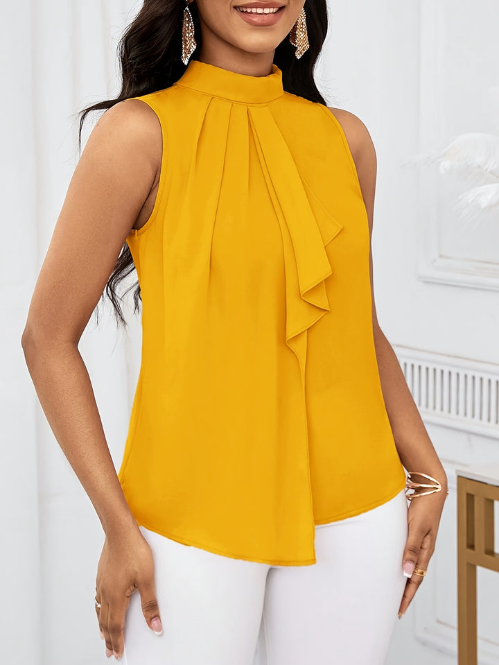 Colleen | Bow-Tie Sleeveless Blouse