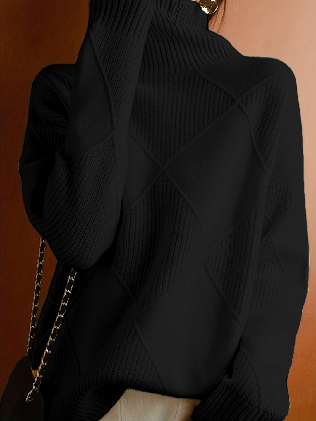 Maren | Textured Turtleneck Sweater