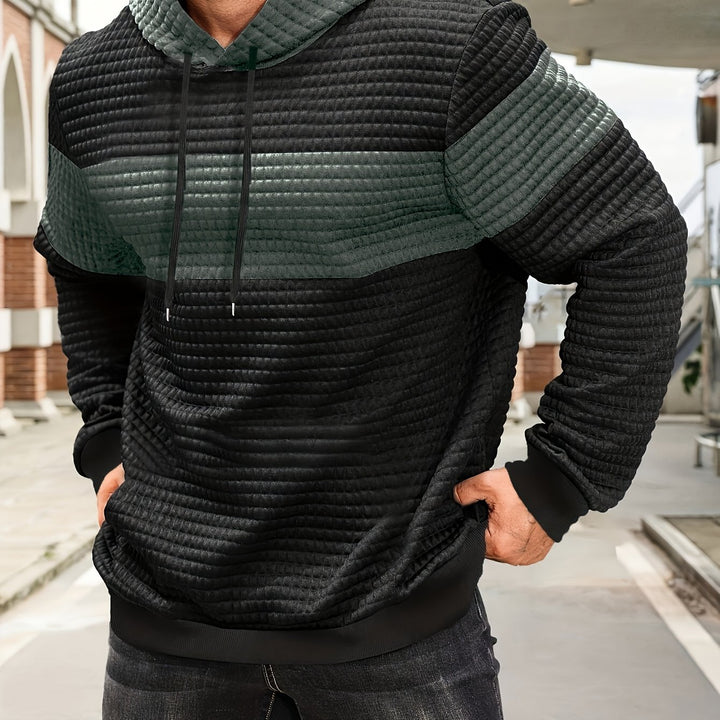 Braxton | Textured Pullover Hoodie