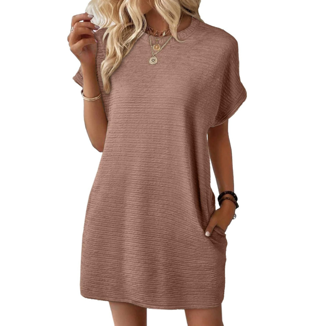 Tiffany | Classic Round Neck Summer Dress
