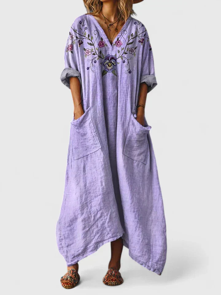 Aurora | Elegant Oversized Pocket Dress