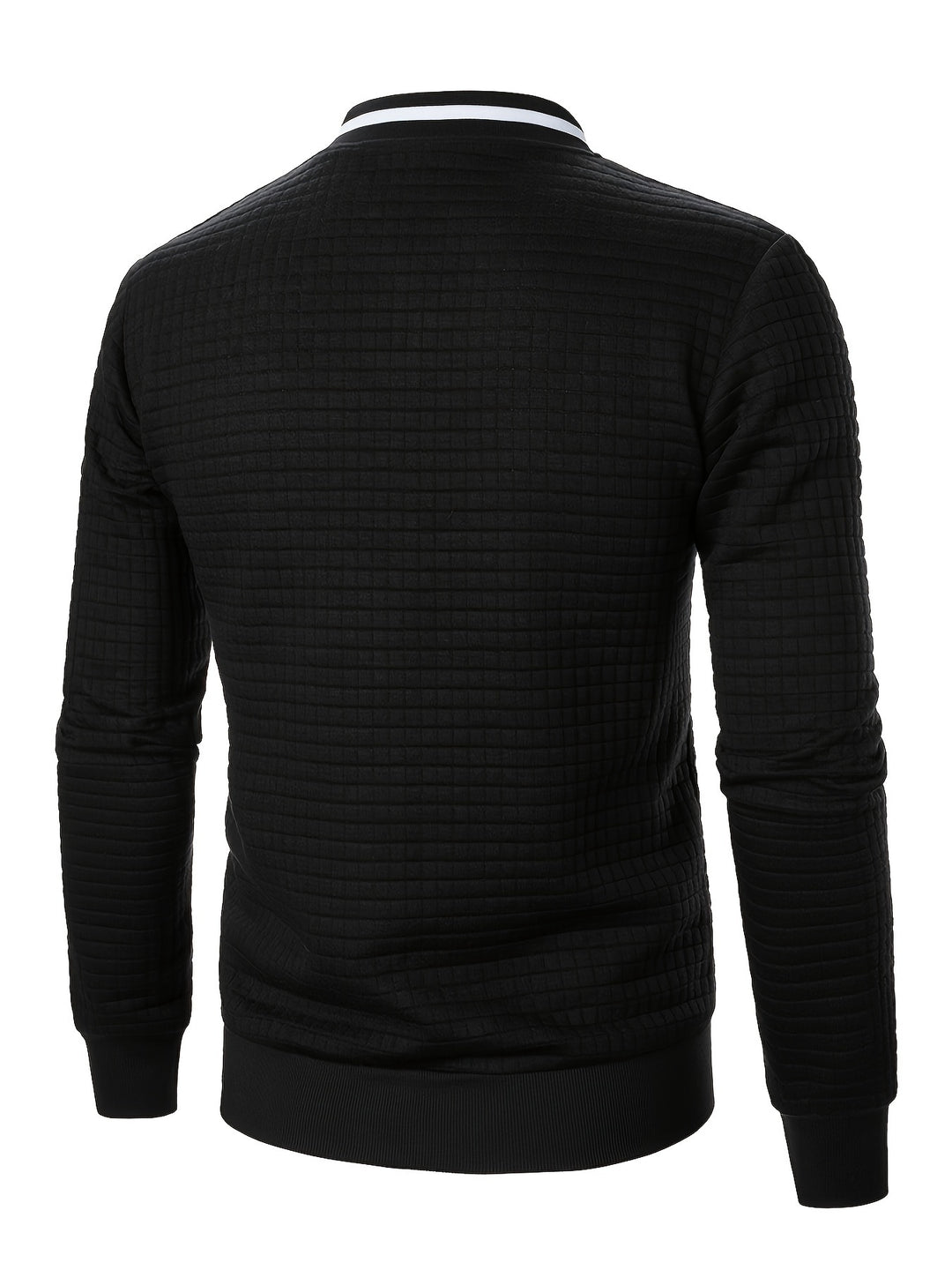 Hayes | Textured Zip Bomber Jacket