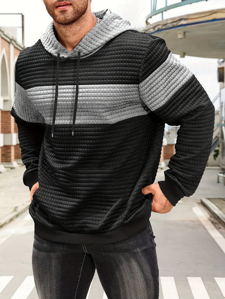 Braxton | Textured Pullover Hoodie