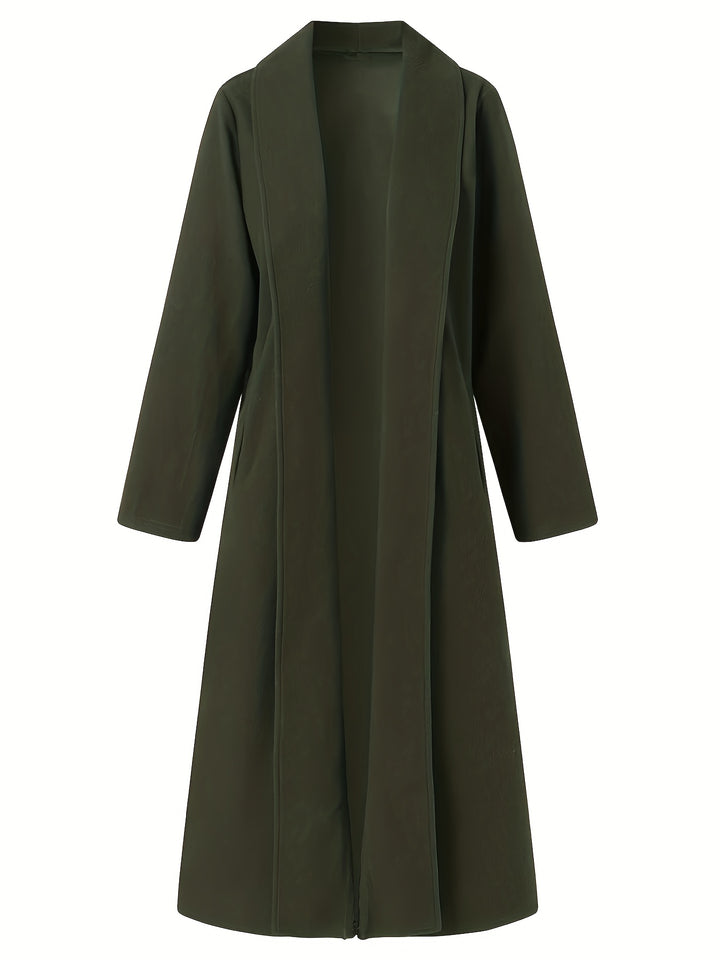 Tabitha | Floor-Length Draped Coat