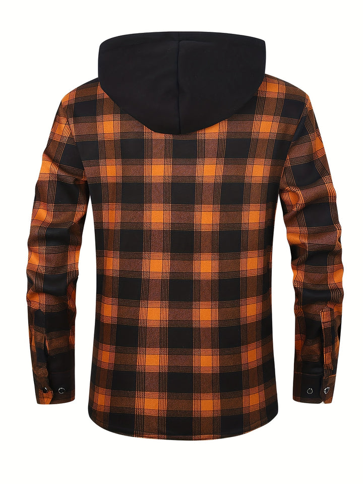 Clayton | Hooded Plaid Overshirt
