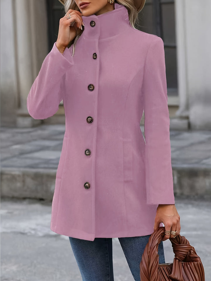 Vivian | Refined Stand-Collar Coat