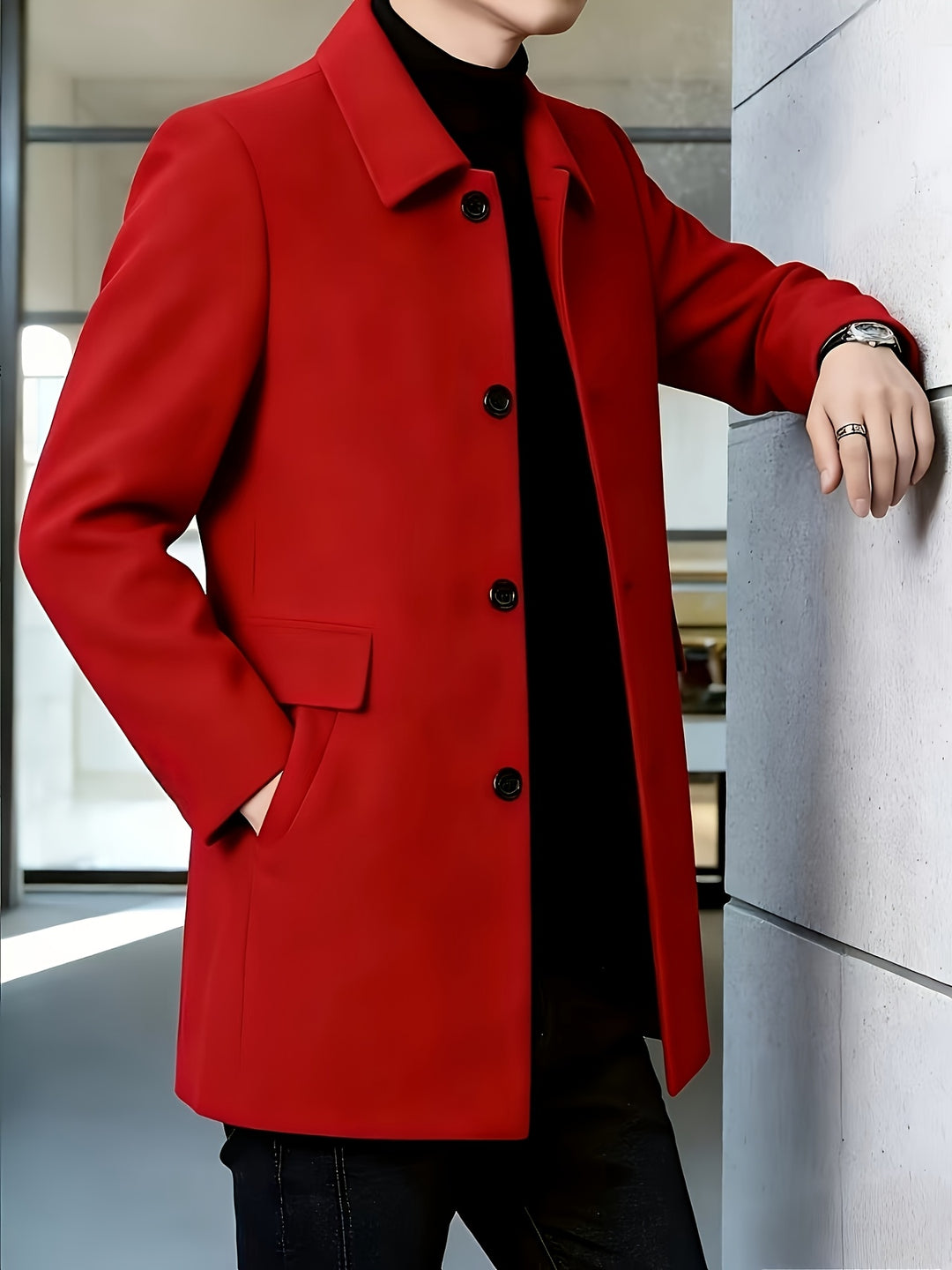 Anthony | Refined Single-Breasted Coat