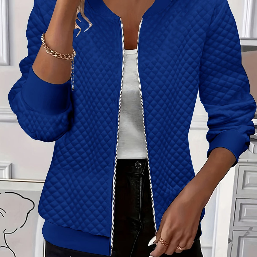Annette | Textured Zip-Front Jacket