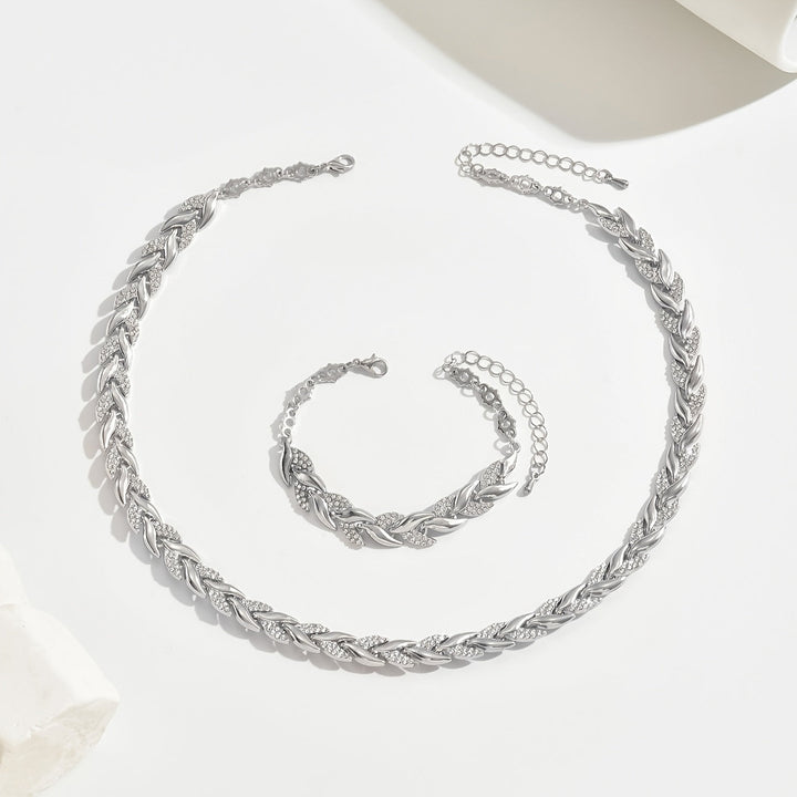 Emma | Crystal Fishtail Jewellery Set