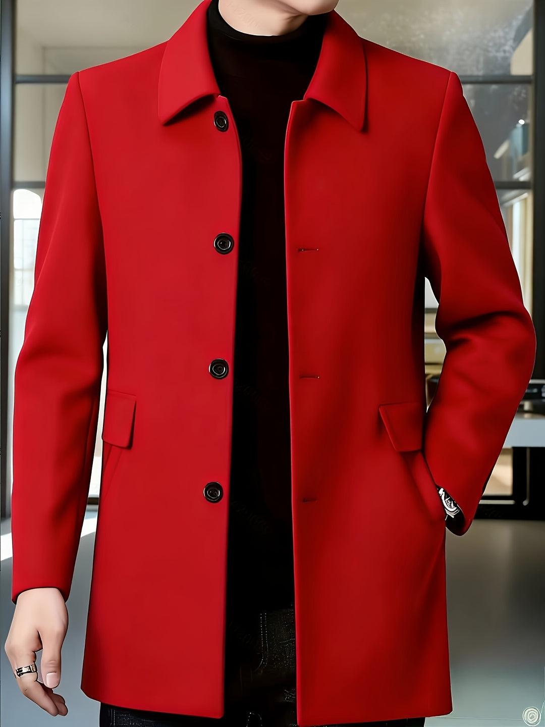 Anthony | Refined Single-Breasted Coat