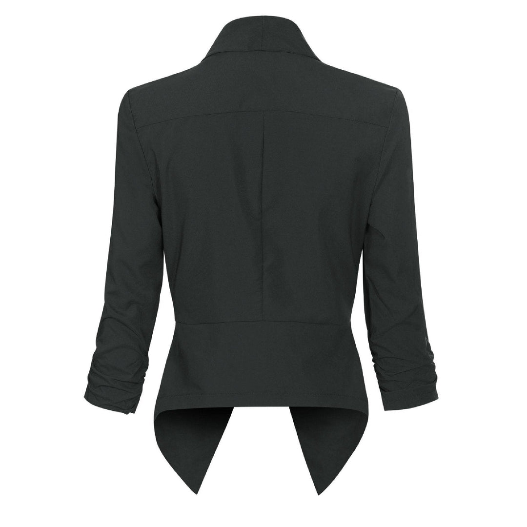 Gabrielle | Open-Front Draped Blazer