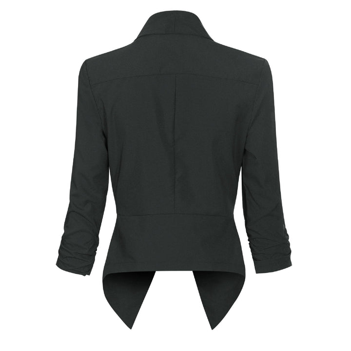 Gabrielle | Open-Front Draped Blazer