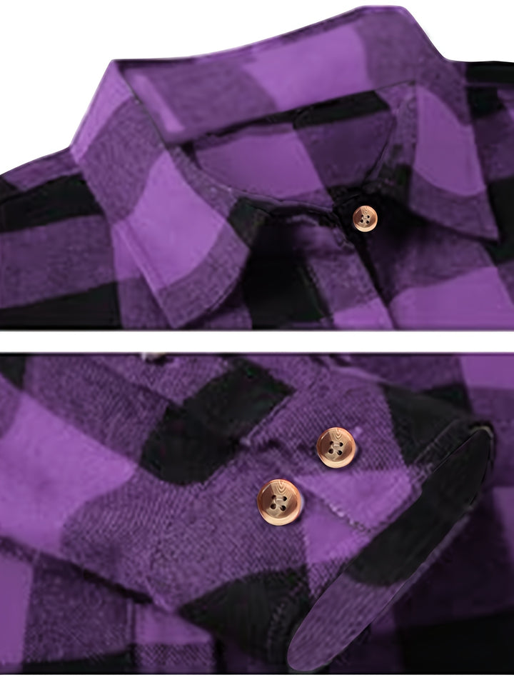 Autumn | Relaxed Checked Button-Up Shirt