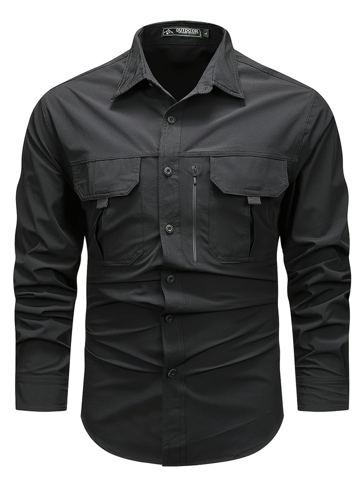 Damon | Rugged Multi-Pocket Utility Shirt