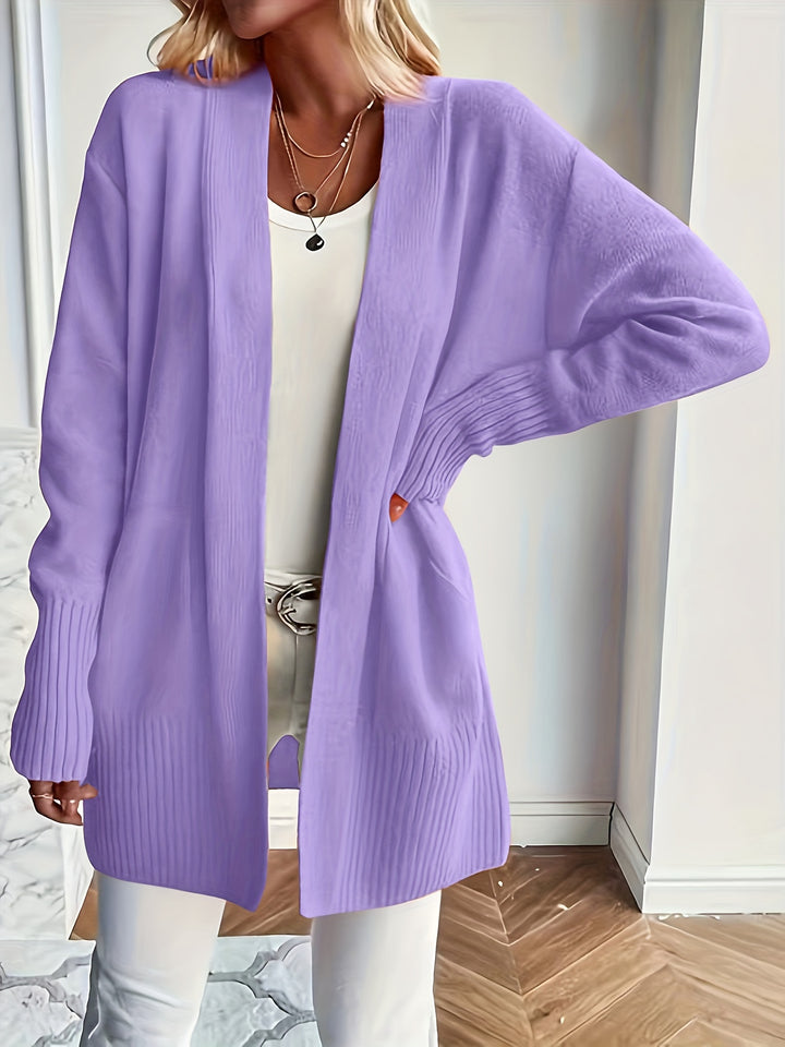 Charlotte | Draped Open-Front Cardigan