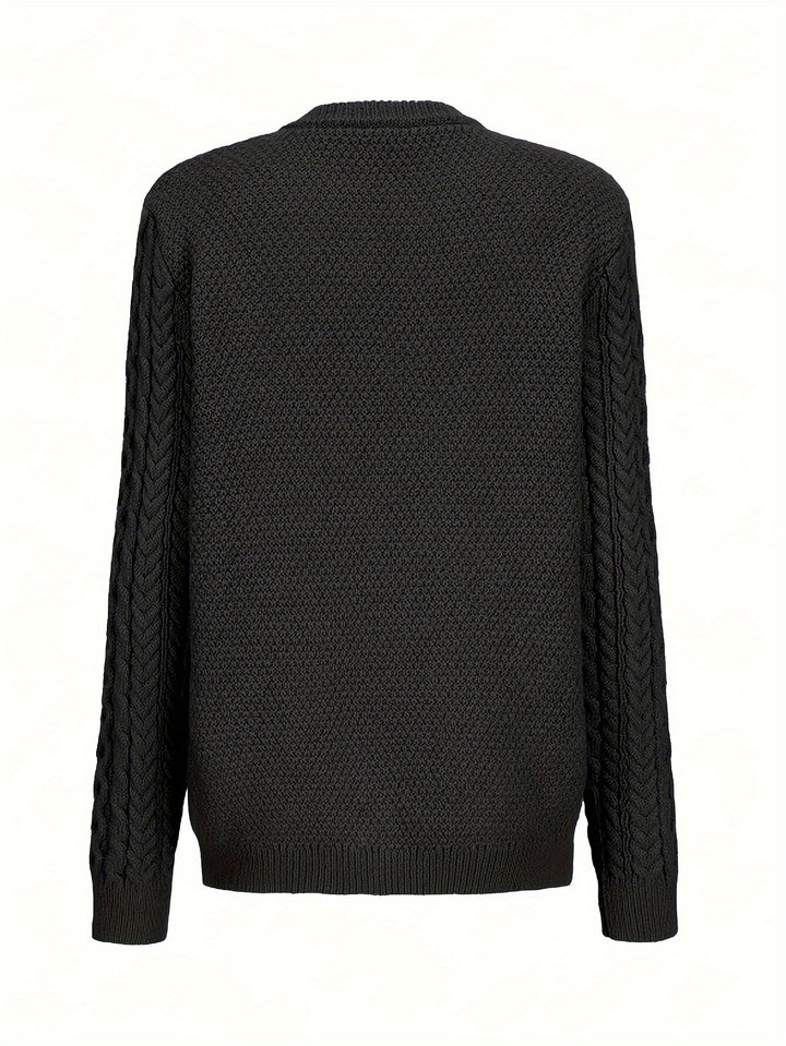 Annalise | Cable-Knit Button Cardigan