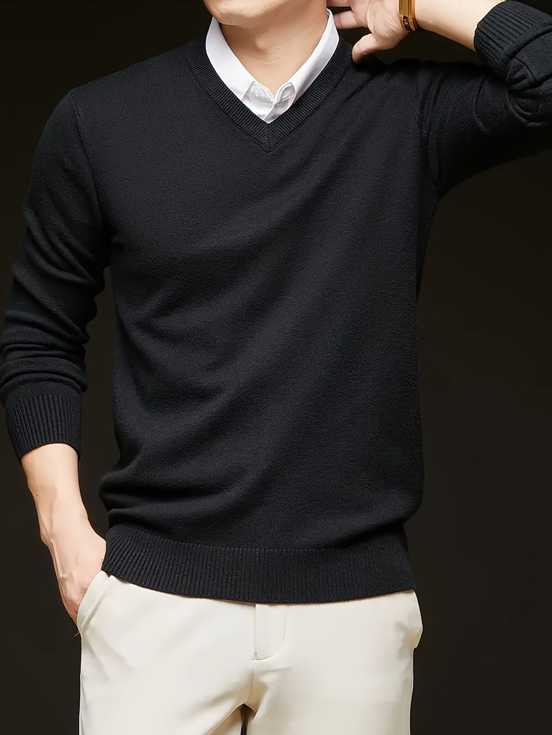 Alexander | Refined V-Neck Sweater
