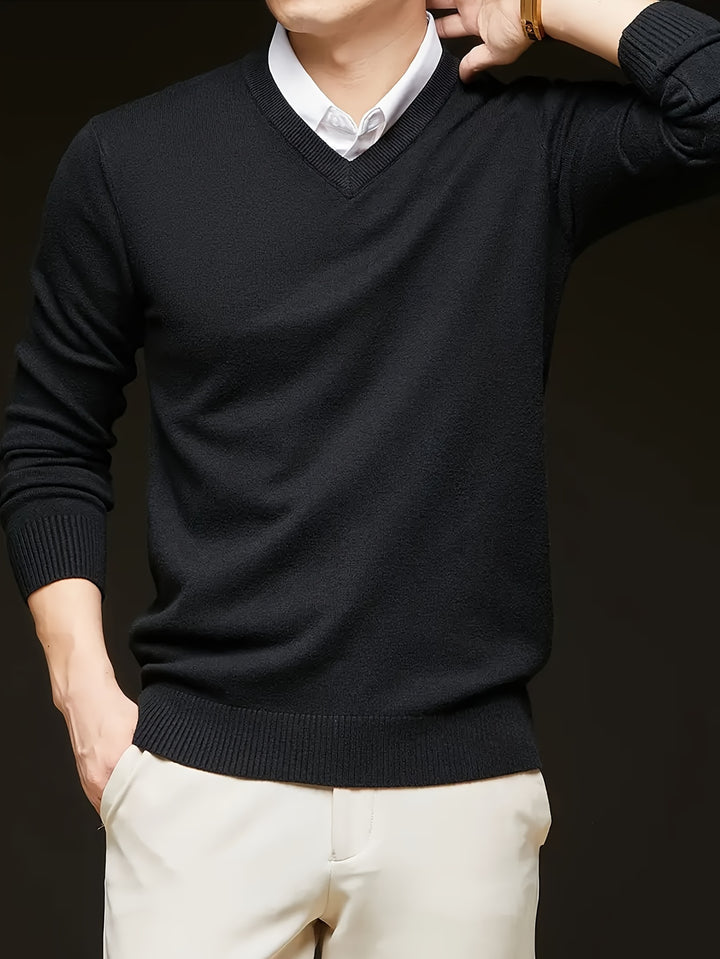 Alexander | Refined V-Neck Sweater