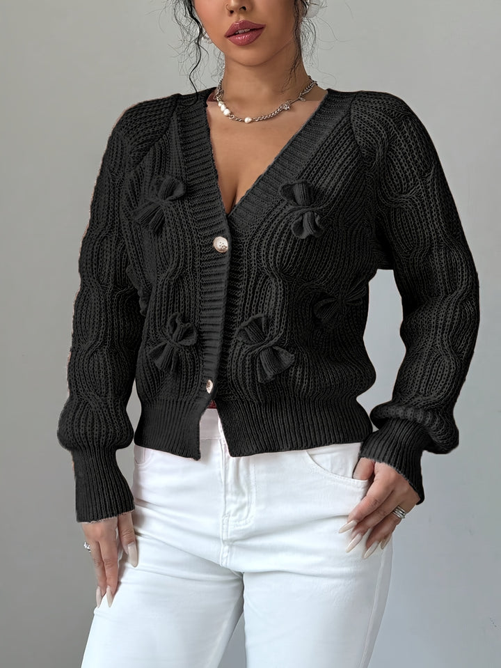 Margot | Soft Bow-Detail Cardigan