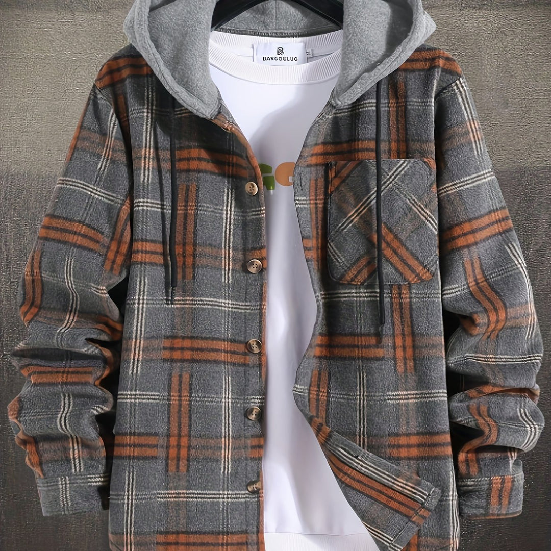Holden | Hooded Plaid Overshirt Jacket