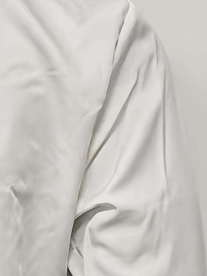 Rafael | Patterned Stand-Collar Henley Shirt