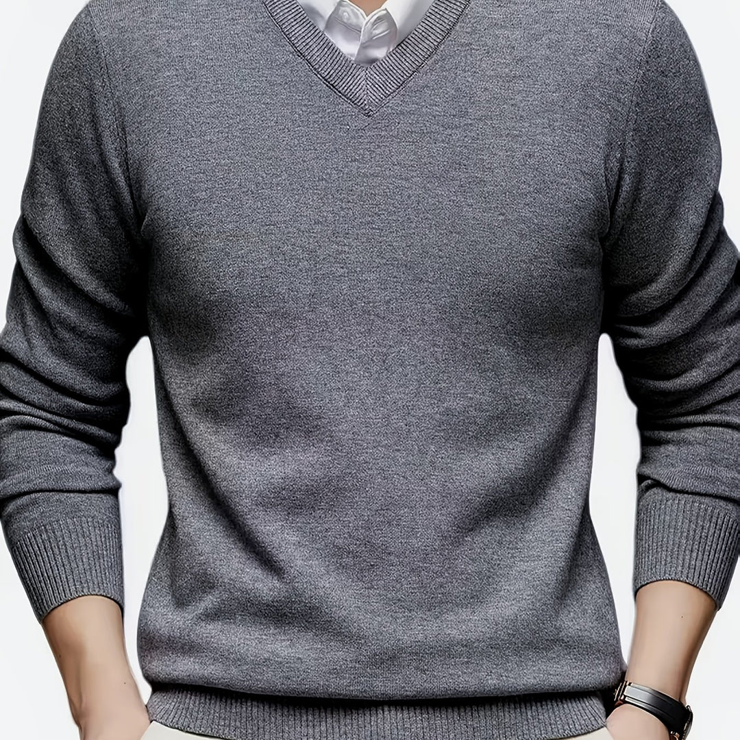 Vincent | Refined V-Neck Sweater