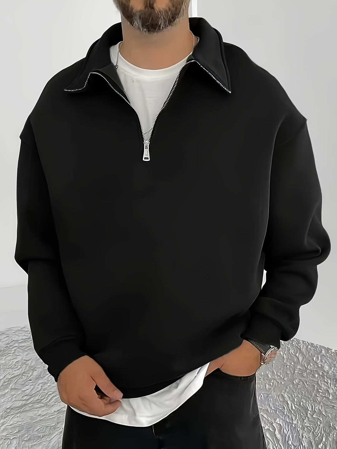 Hayden | Refined Half-Zip Sweatshirt