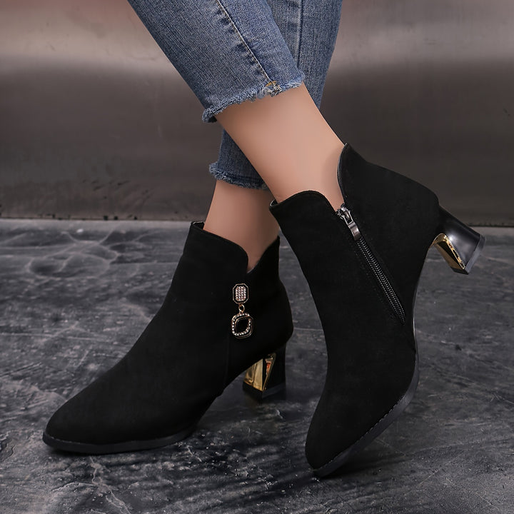 Marcella | Refined Block-Heel Ankle Boots