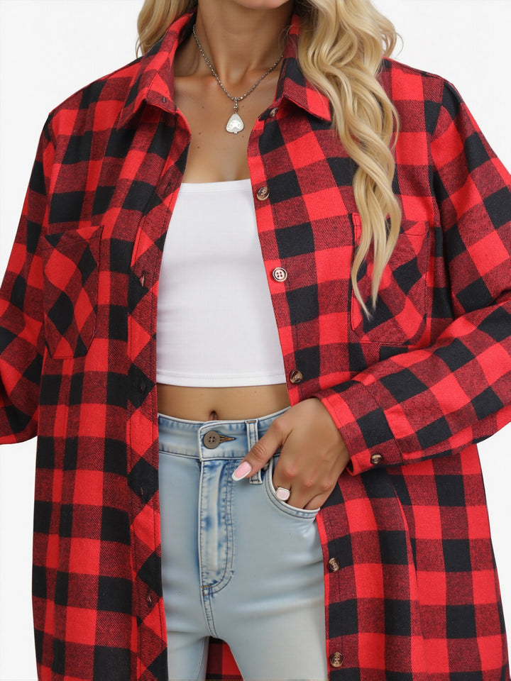 Autumn | Relaxed Checked Button-Up Shirt