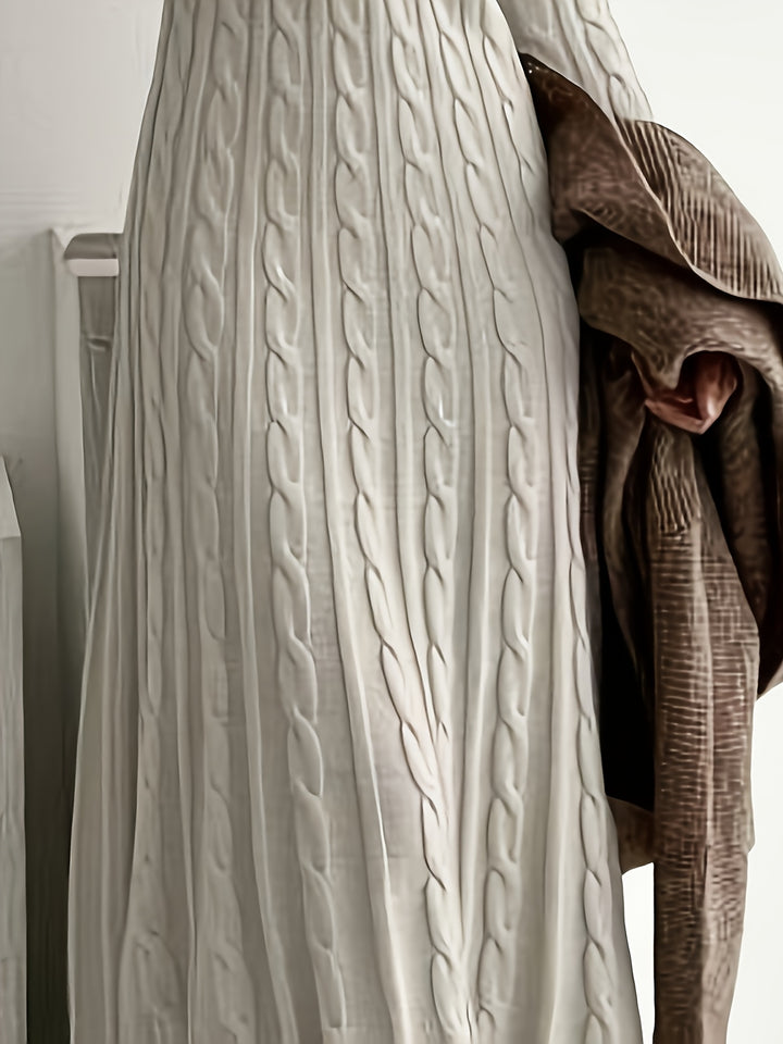 Gemma | Textured Knit Maxi Dress