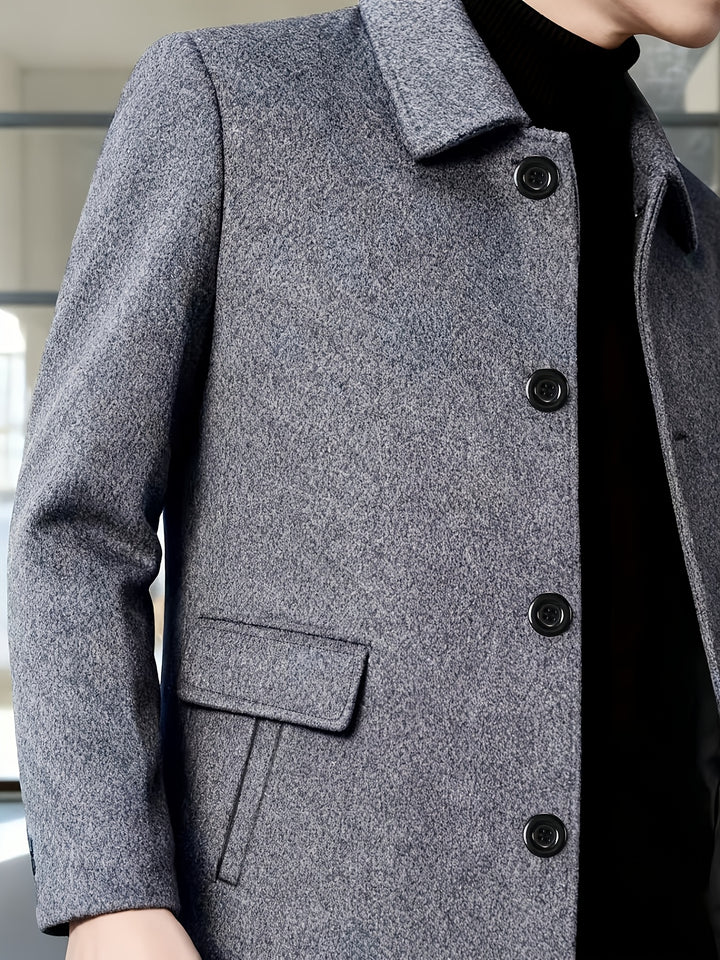 Anthony | Refined Single-Breasted Coat