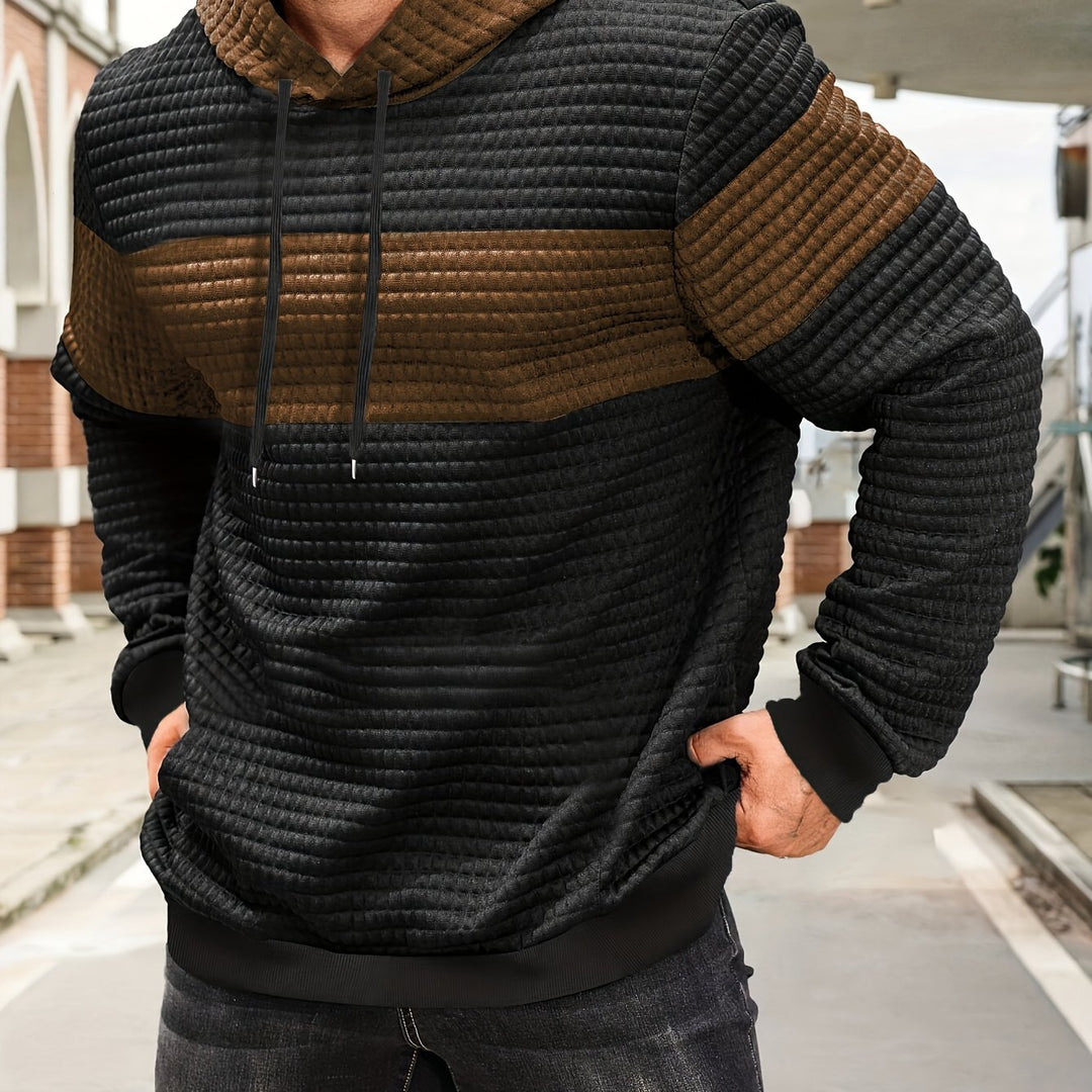 Braxton | Textured Pullover Hoodie
