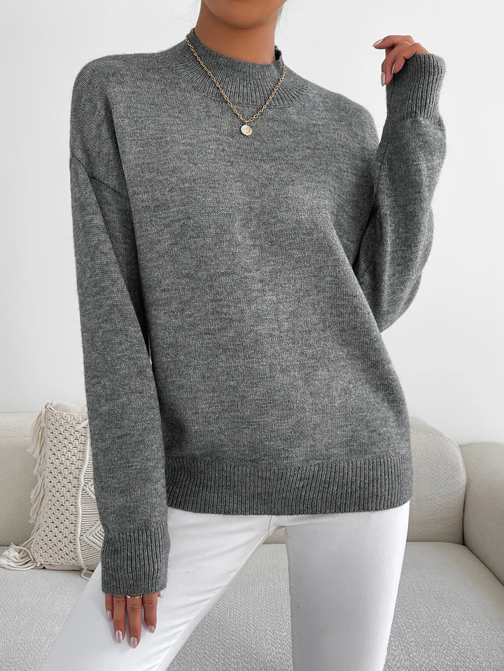Annika | Refined Mock Neck Sweater