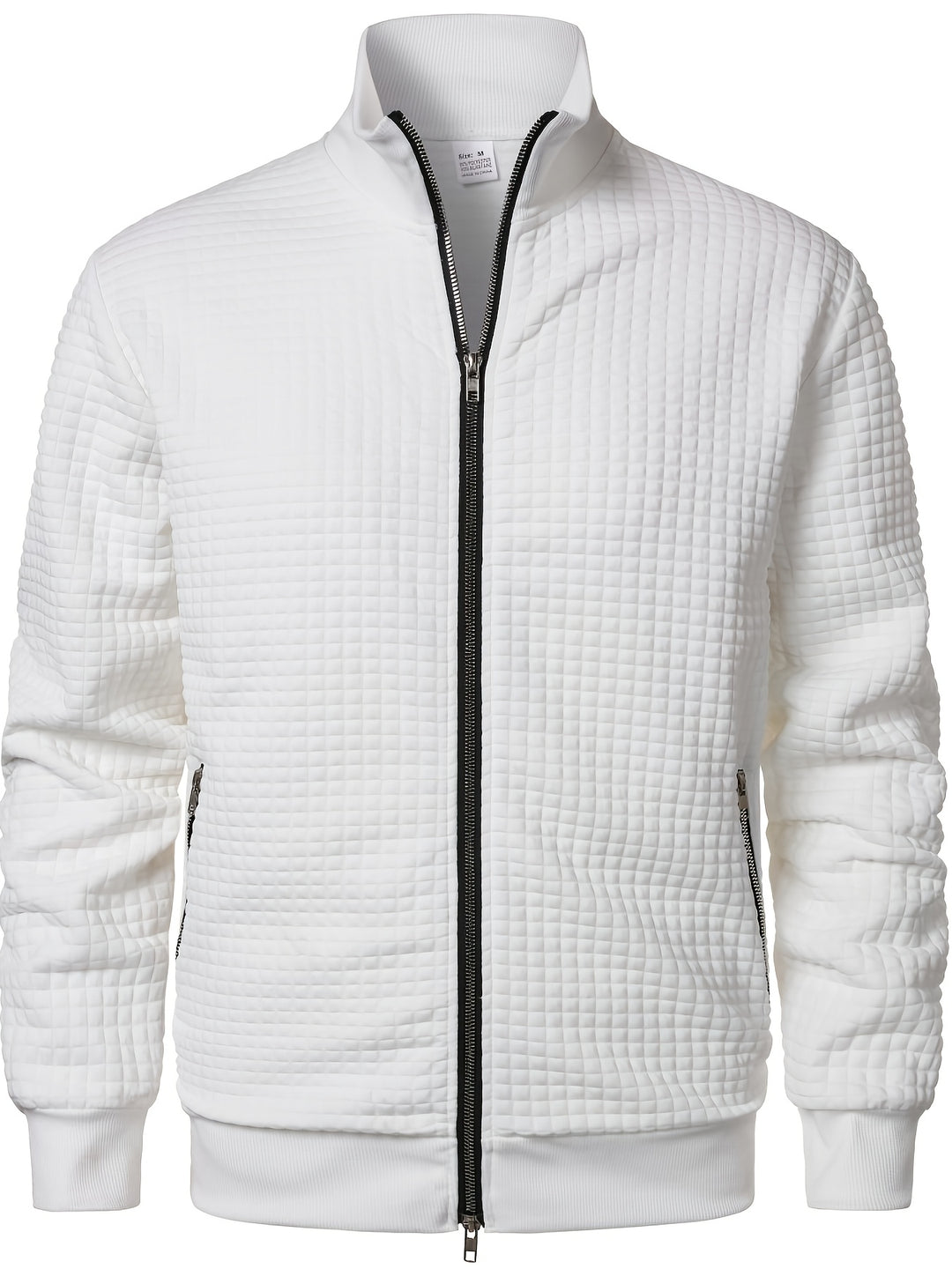 Griffin | Textured Zip-Up Jacket