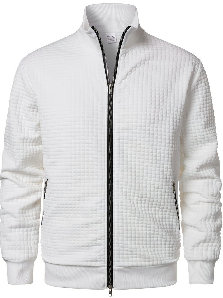 Griffin | Textured Zip-Up Jacket