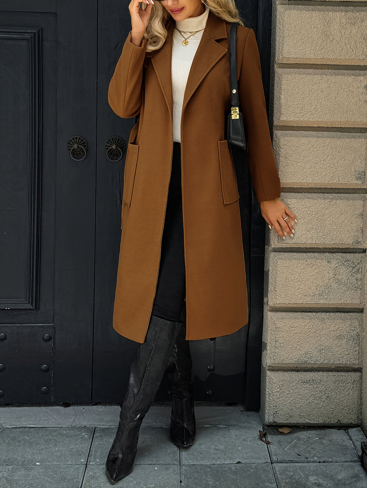 Loretta | Belted Longline Coat