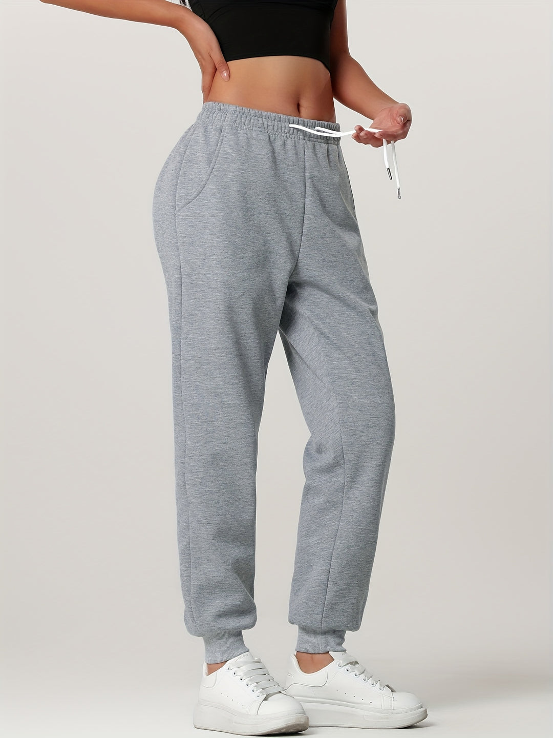 Heather | Cozy Cuffed Lounge Joggers