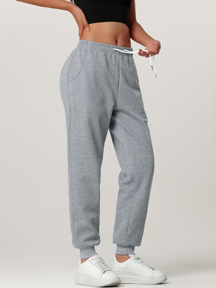 Heather | Cozy Cuffed Lounge Joggers