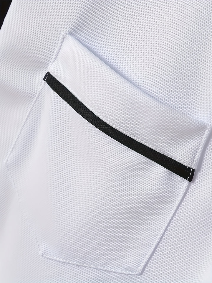 Fletcher | Refined Zip-Collar Polo Shirt
