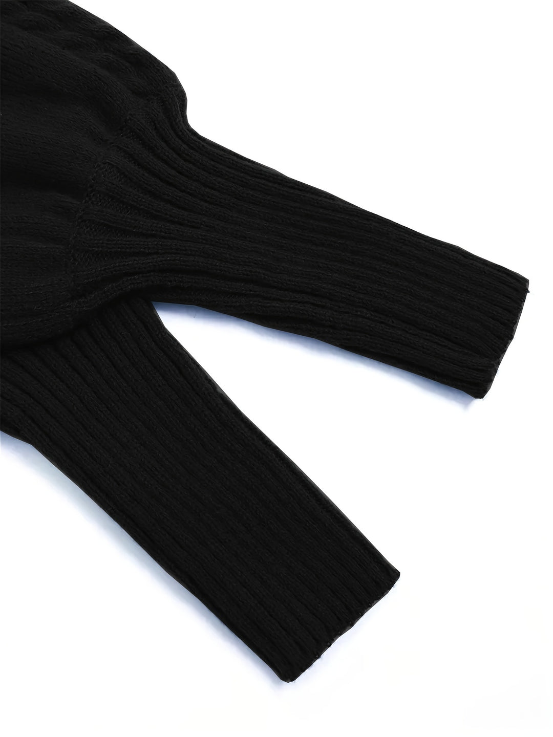 Brooke | Cable-Textured Half-Collar Sweater