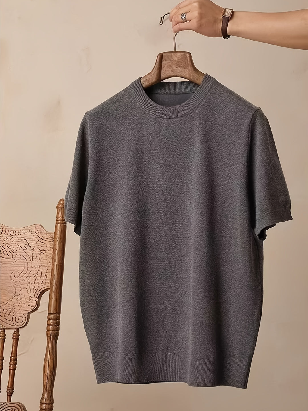 Emerson | Refined Crew-Neck Short-Sleeve Top