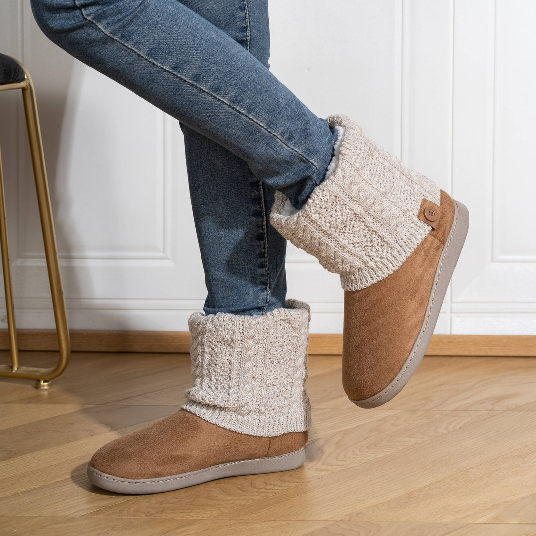 Willow | Cozy Fold-Cuff Boots