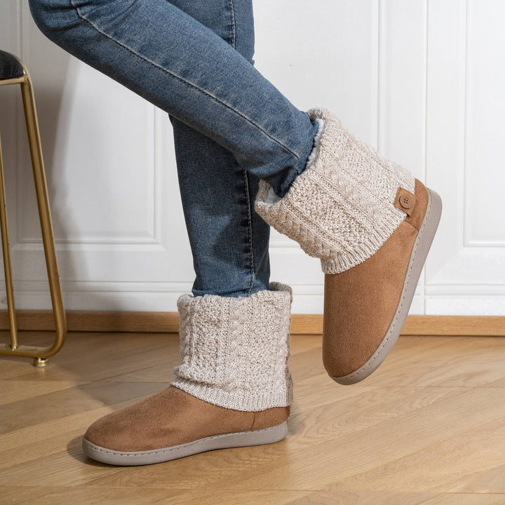 Willow | Cozy Fold-Cuff Boots